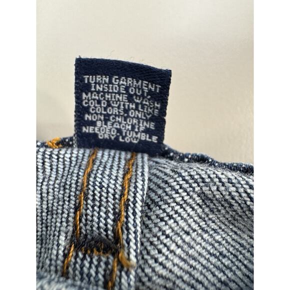 Vintage Boston Proper Straight Leg Denim Jeans 8 Dark Wash Y2K Classic High Rise - Picture 5 of 15